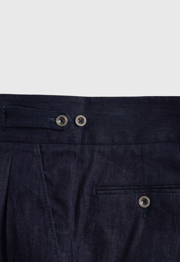 Paul Stuart Pleated Denim Gurkha Pant, image 4