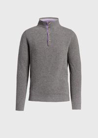 Paul Stuart Button Mock Neck Sweater, thumbnail 1