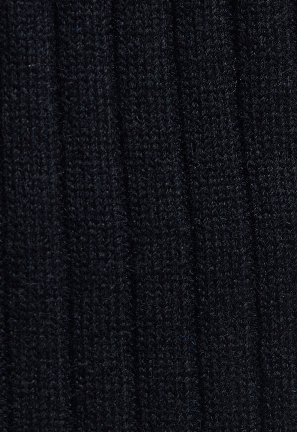 Paul Stuart Solid Color Ribbed Sock, image 3