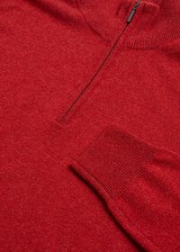 Paul Stuart Cashmere Single Ply 1/4 Zip Sweater, thumbnail 3