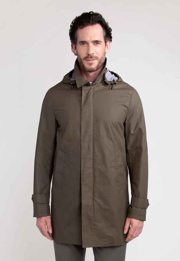 Paul Stuart Hooded Raincoat, image 2