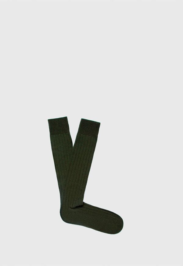 Paul Stuart Solid Wool Blend Over the Calf Socks, image 1