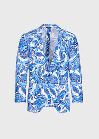 Paul Stuart Printed Paisley Linen Dinner Jacket, thumbnail 1