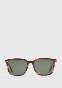 Paul Stuart ZEGNA Shiny Classic Havana Sunglasses, thumbnail 1