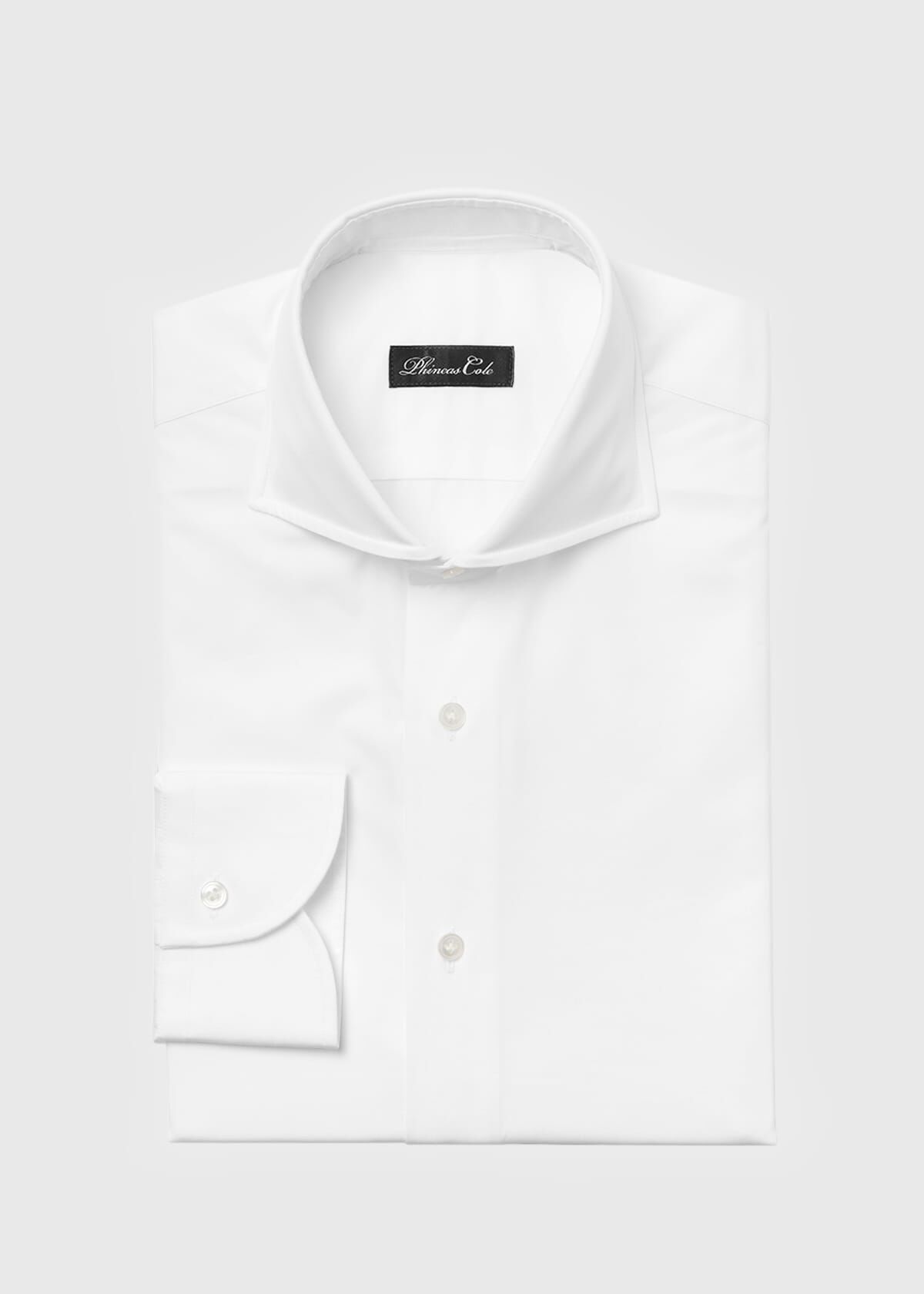 White cotton shirts online clearance