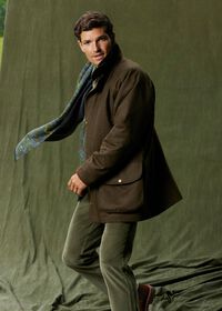Paul Stuart Wool Loden Field Coat with Contrast Interior, thumbnail 7