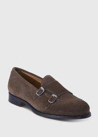 Paul Stuart Bonte Suede Double Buckle Slip On, thumbnail 2