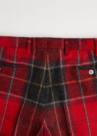 Paul Stuart Red Multi Plaid Pant, thumbnail 3