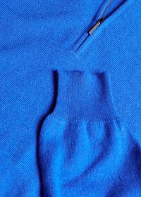 Paul Stuart Lightweight Cashmere Quarter Zip Sweater, thumbnail 8