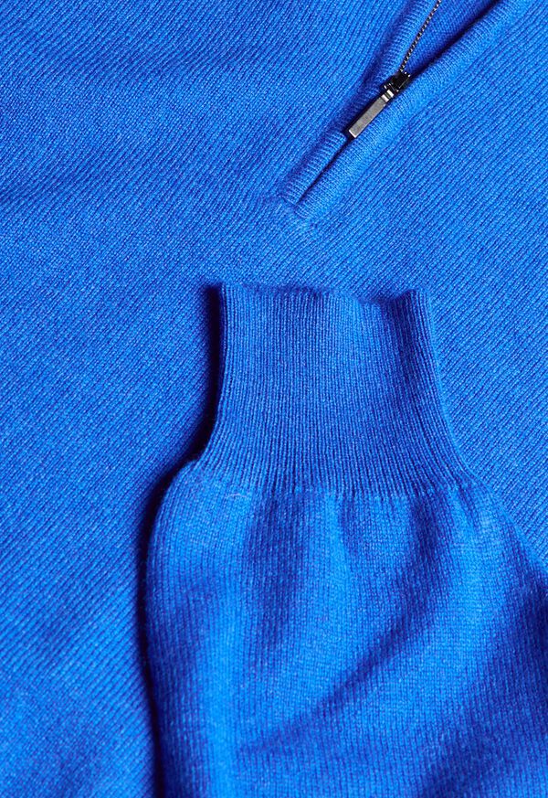 Paul Stuart Lightweight Cashmere Quarter Zip Sweater, image 8