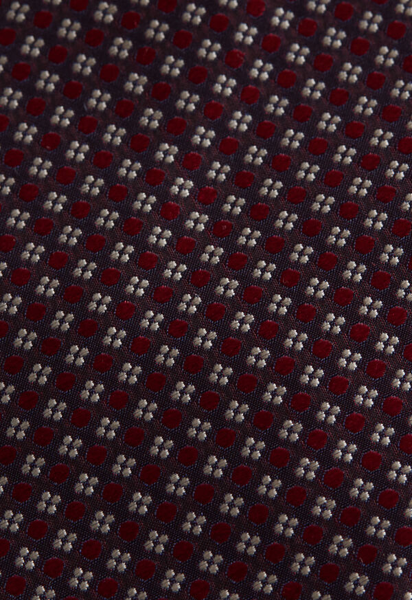 Paul Stuart Woven Silk Micro Jacquard Tie, image 3