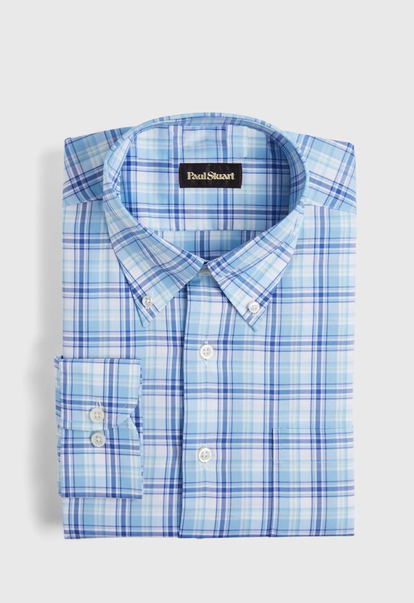 Paul Stuart Plaid Sport Shirt