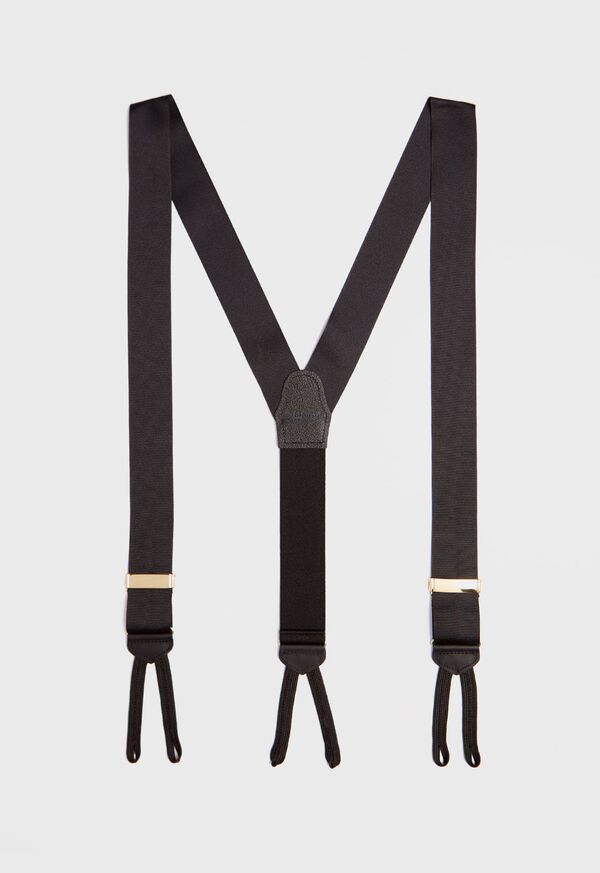 Paul Stuart Black grosgrain formal braces, image 1