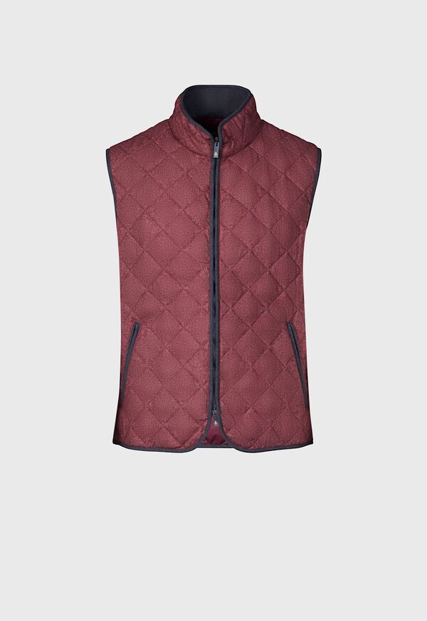 Paul Stuart Quilted Wool Vest, image 1