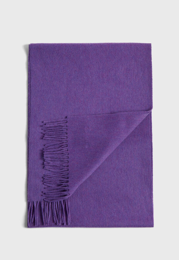 Paul Stuart Cashmere Scarf with Fringe, image 5