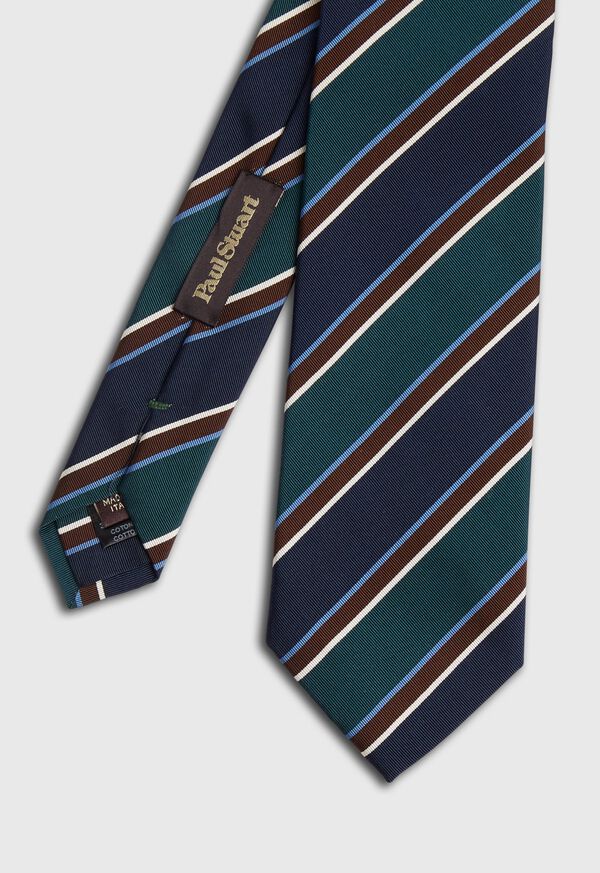 Paul Stuart Wide Mogador Stripe Tie, image 1