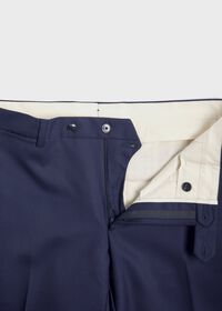 Paul Stuart Blue Twill Wool Suit, thumbnail 6