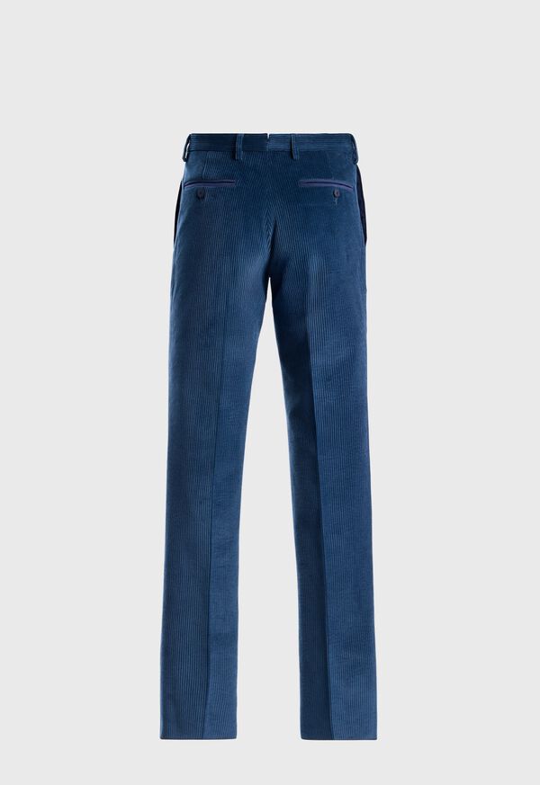 Paul Stuart Suede Trimmed Corduroy Trouser, image 2