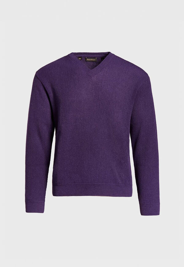Paul Stuart Classic Alpaca Links V-Neck Sweater, image 18