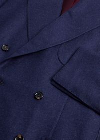 Paul Stuart Solid Double Breasted Blazer, thumbnail 2