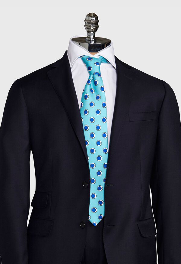 Paul Stuart Oval Deco Print Tie, image 2