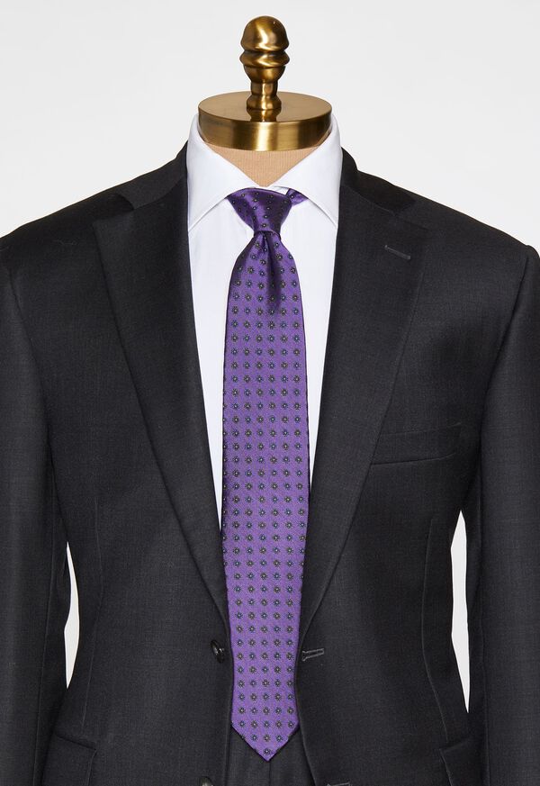 Paul Stuart Micro Medallion Textured Tie, image 2