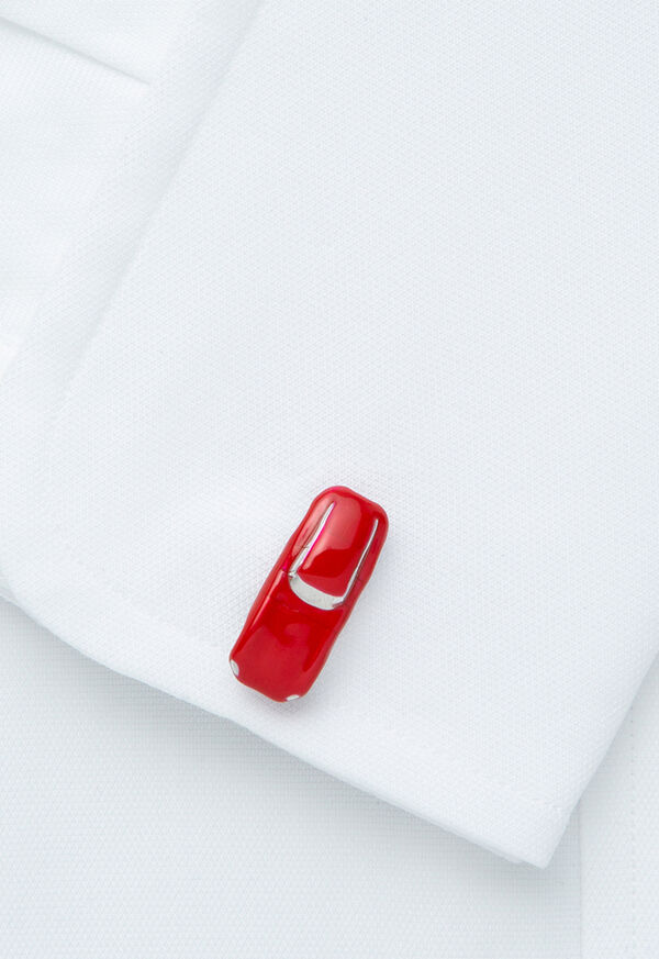 Paul Stuart Red Fast Car Cuff Links, image 2