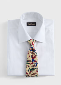 Paul Stuart Printed Silk Tie, thumbnail 2