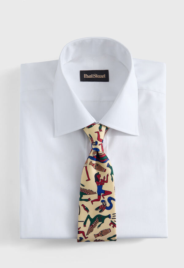 Paul Stuart Printed Silk Tie, image 2