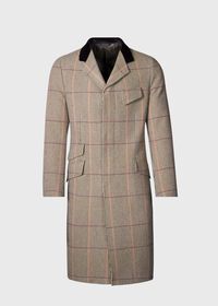 Paul Stuart Russel Plaid Overcoat, thumbnail 1
