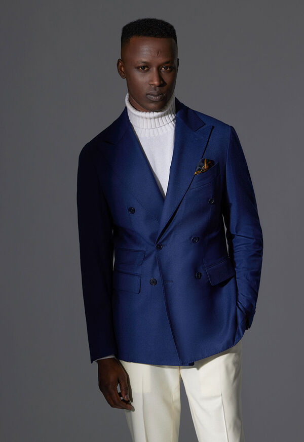 Paul Stuart Silk & Wool Double Breasted Jacket, image 2