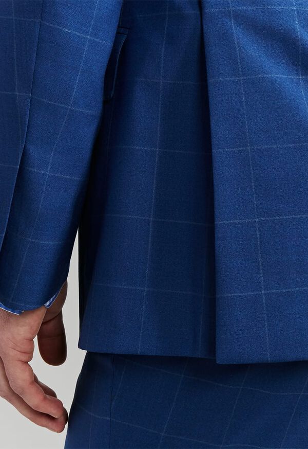 Paul Stuart Paul Fit Windowpane Super 130s Wool Suit, image 4