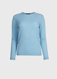 Paul Stuart Classic Single Ply Cashmere Crewneck Sweater, thumbnail 1
