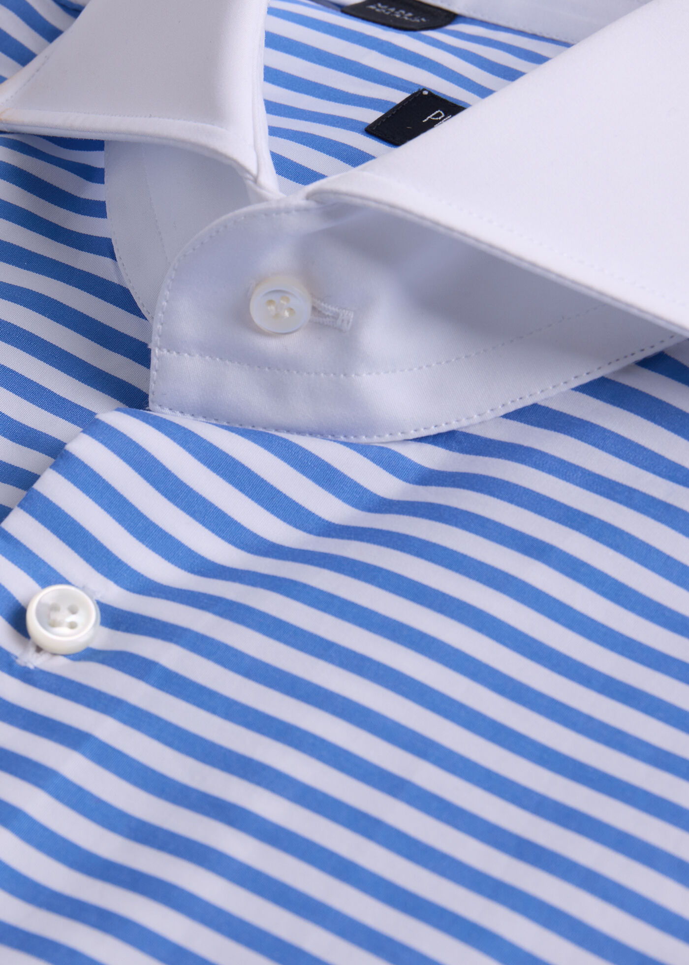 トップス PORTER CLASSIC 14AW De Gaulle Shirt-Bl/L Porter Classic ROLL UP VINTAGE COTTON SHIRT Porter Classic