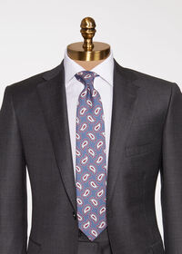 Paul Stuart Paisley Silk Tie, thumbnail 2