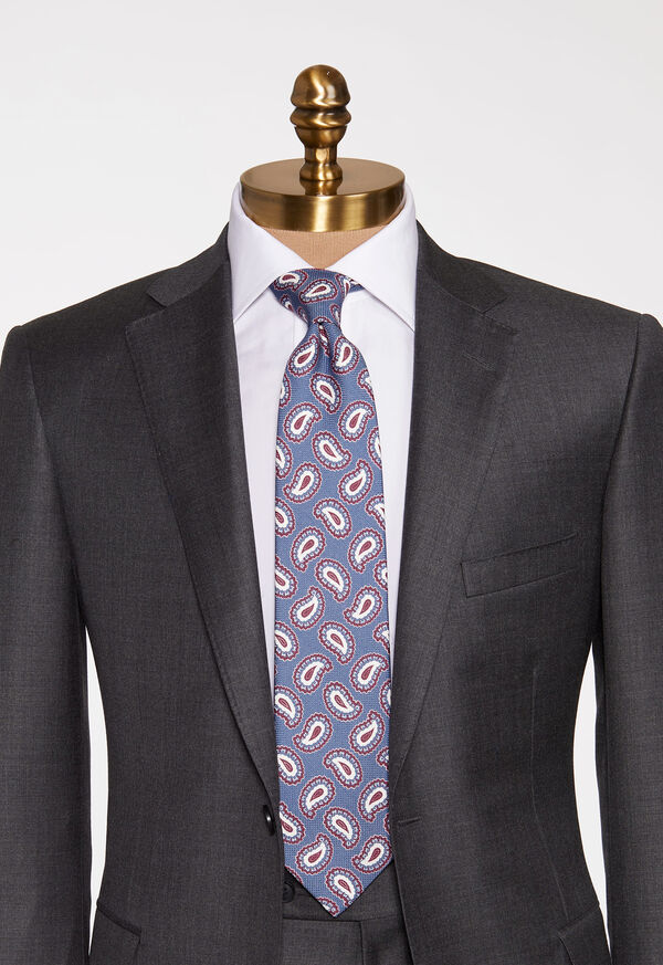 Paul Stuart Paisley Silk Tie, image 2