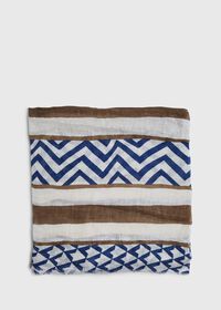 Paul Stuart Linen Printed Scarf, thumbnail 2