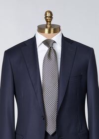 Paul Stuart Silk Jacquard Small Medallion Tie, thumbnail 2
