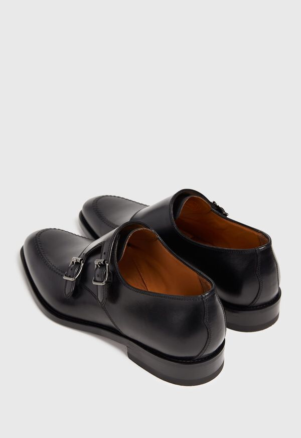 Paul Stuart Morgan Leather Double Monk Strap, image 7