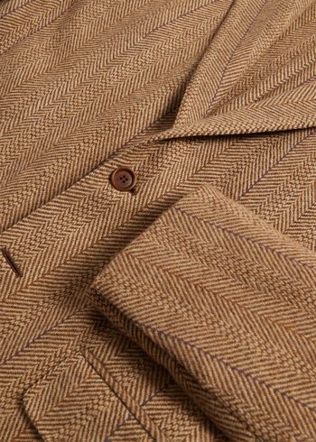 Paul Stuart Wool Deco Herringbone Jacket