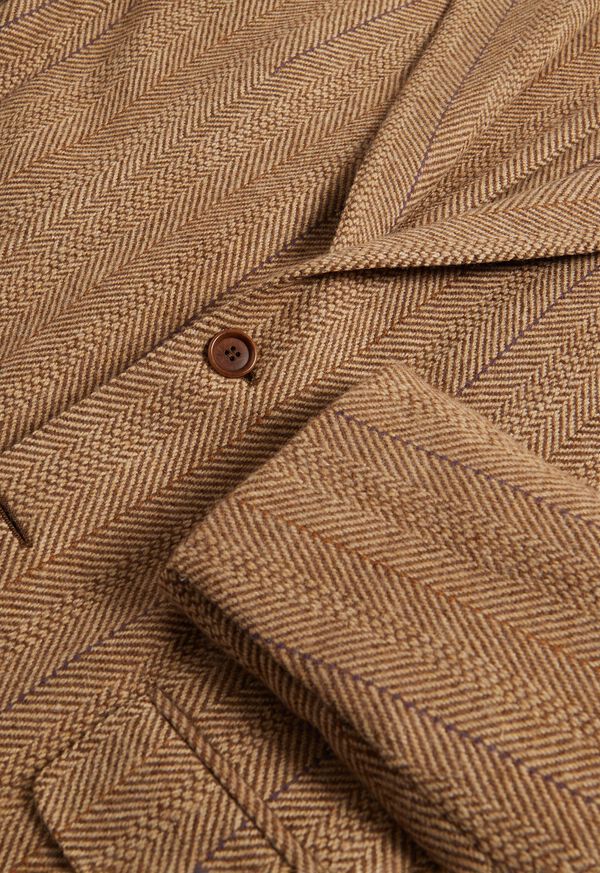 Paul Stuart Wool Deco Herringbone Jacket, image 2