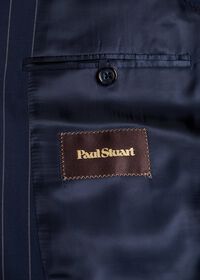 Paul Stuart Navy and White Stripe Travel Suit, thumbnail 4