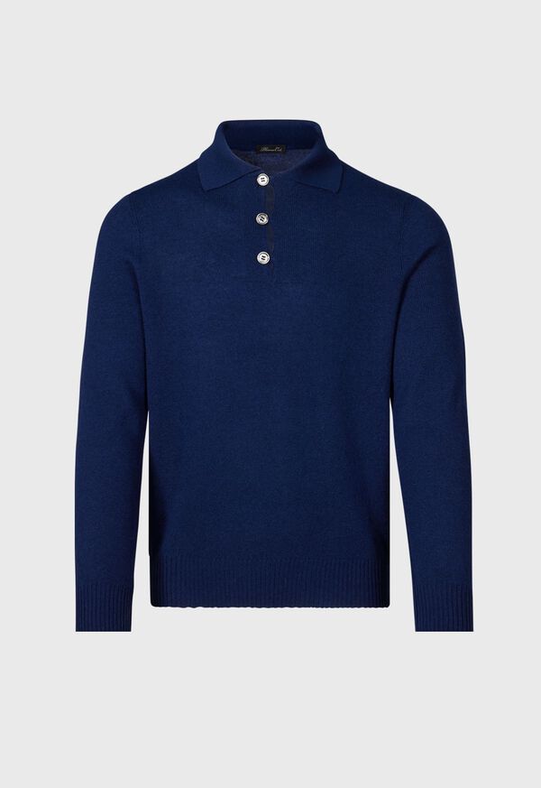 Paul Stuart Cashmere Polo Sweater, image 1