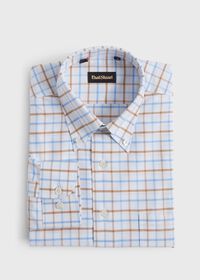 Paul Stuart Cotton Two Color Tattersall Sport Shirt, thumbnail 1