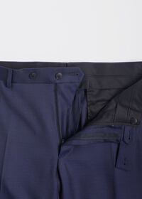 Paul Stuart Navy Solid Two Button Suit, thumbnail 6