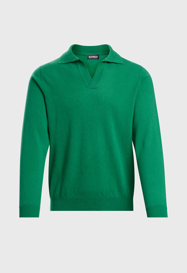 Paul Stuart Wool Johnny Collar Pullover, image 1