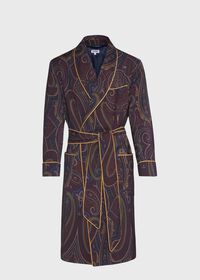 Paul Stuart Wool Paisley Robe, thumbnail 1