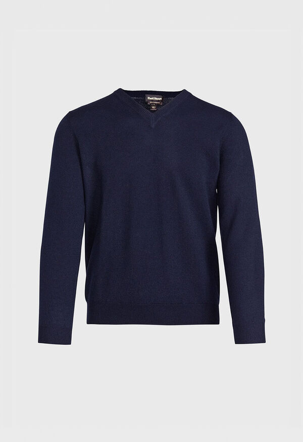 Paul Stuart Lightweight Cashmere V Neck Sweater, image 1