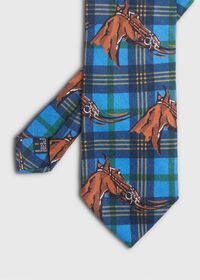 Paul Stuart Equestrian Print Tie, thumbnail 1