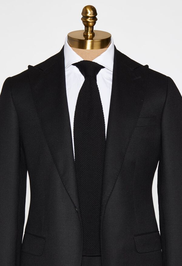 Paul Stuart Two Tone Knit  Wool Tie, image 2